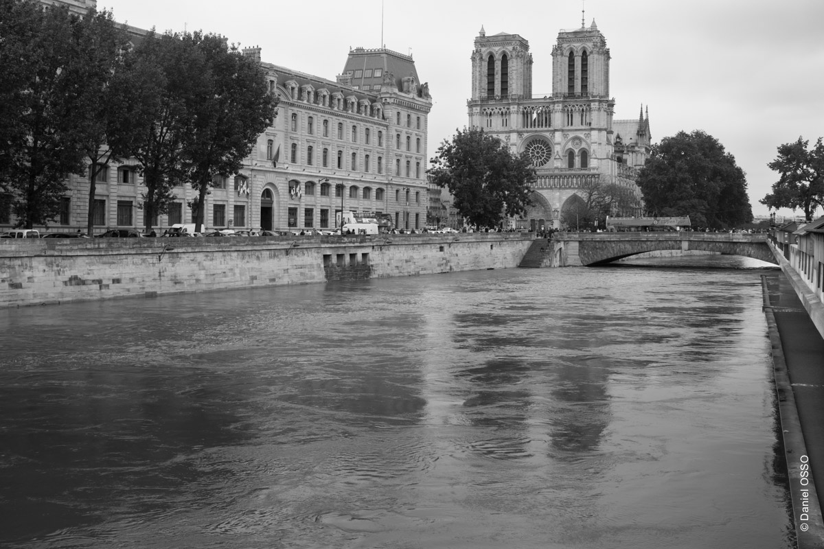 Paris sur Seine -Notre Dame.
